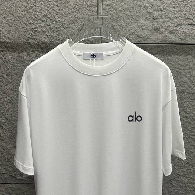 Alo*2025 Spring and Summer classic simple letter Alo embroidery craft personaliz