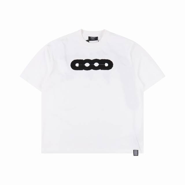 Goodbrand Earth jacquard wet towel embroidery round neck short-sleeved T-shirt U