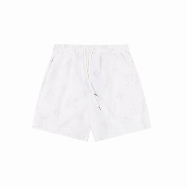 Louis Vuitton 24Ss monogram logo beach shorts Os version is super loose and slim