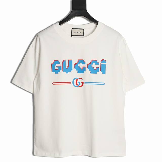 Gucci 25Ss Mosaic Short Sleeve T-shirt The fabric is made of customized 240G 26-