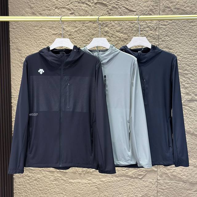 for Descente summer lightweight breathable jacket couple style windproof sunscr
