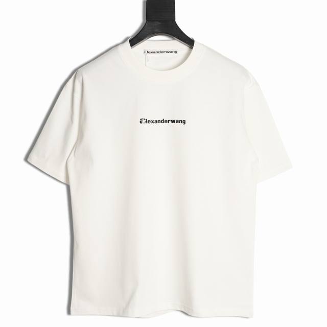 Alexander Wang 25Ss Star Letter Short Sleeve T-shirt The fabric is made of custo