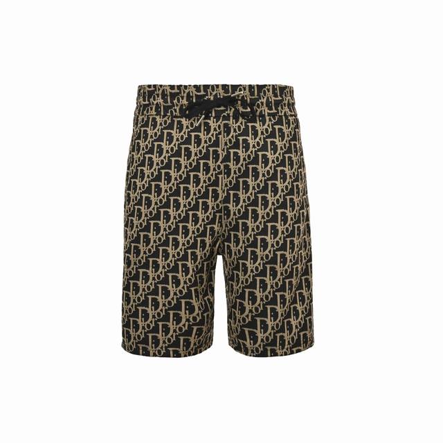 Dior 25Ss full print logo shorts Cd full print shorts imported high count and hi