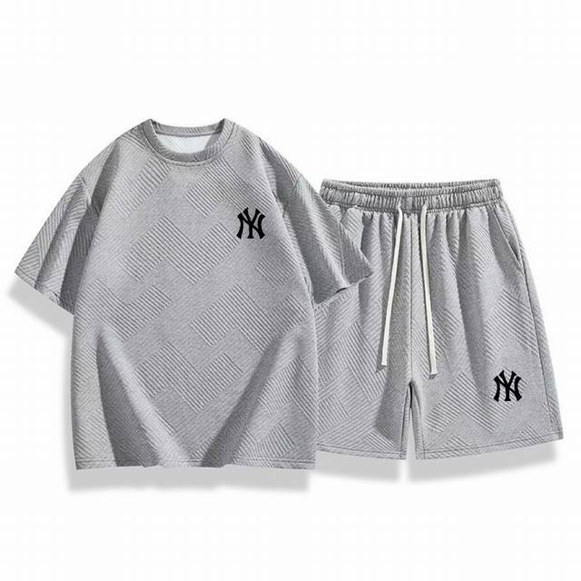 for Mlb Ny Yankees overseas version American design sense round neck casual spo