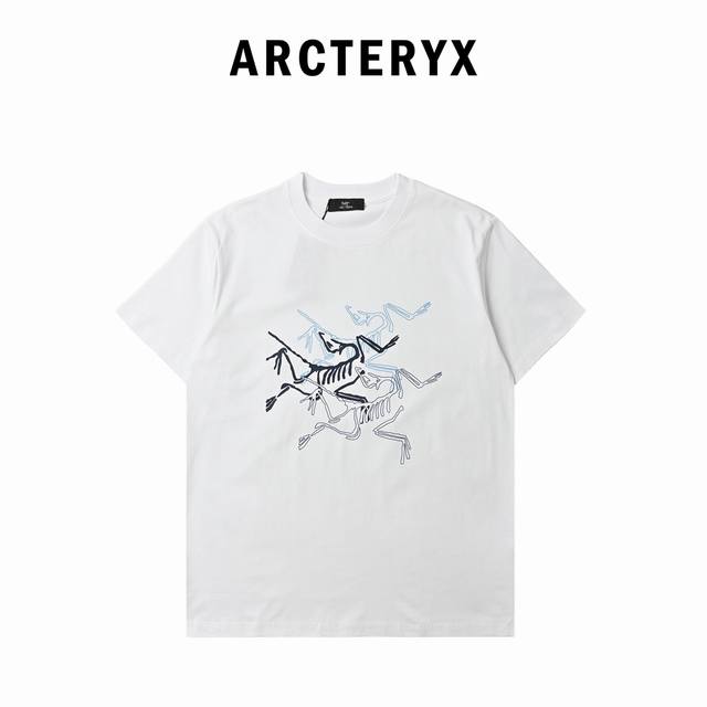 Arcteryx Arc'teryx 25Ss new short-sleeved T-shirt with three birds printed on th