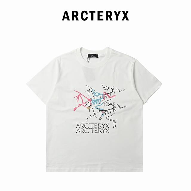 Arcteryx Arc'teryx 2025 Spring and Summer New Colorful Big Bird Logo Printed Sho