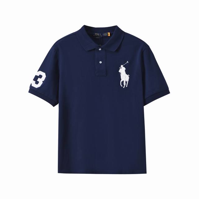 New arrivalRalph Lauren's new warhorse embroidered logo pique Polo, using the or