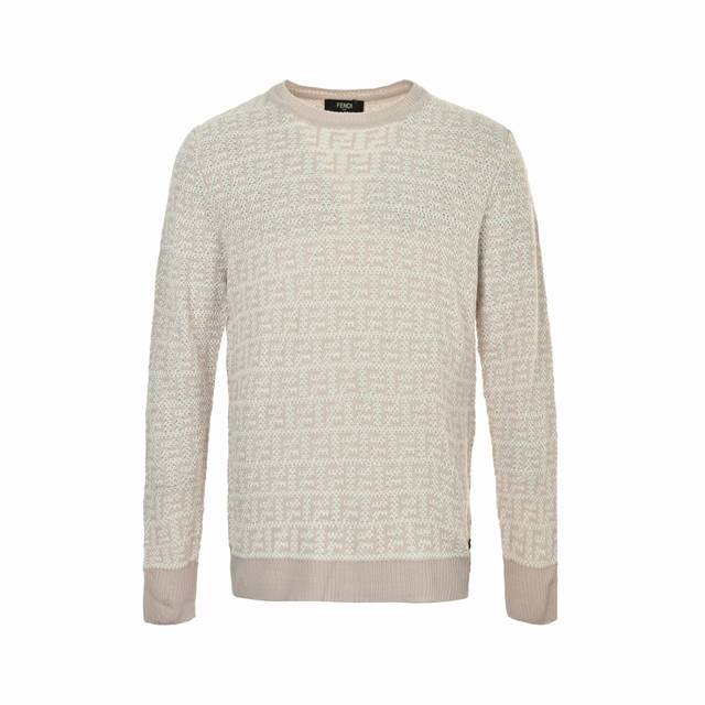 Fendi Fendi knitted full print pullover wool sweater Authentic 3939 purchased, c