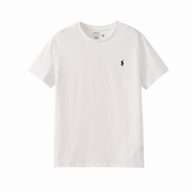 New arrival! Ralph Lauren's new classic pony embroidered round neck T-shirt, 32
