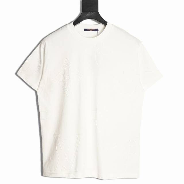 Louis Vuitton Lv 25Ss full-frame burnt flower short-sleeved T-shirt Customized 1