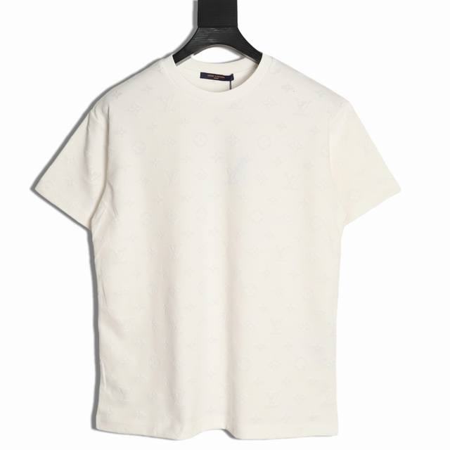 Louis Vuitton Lv 25Ss laser embroidered short-sleeved T-shirt Customized 100% co