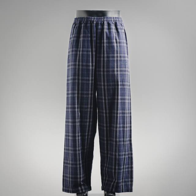 Balenciaga 25Ss new plaid flannel trousers Classic plaid elements, retro and fas