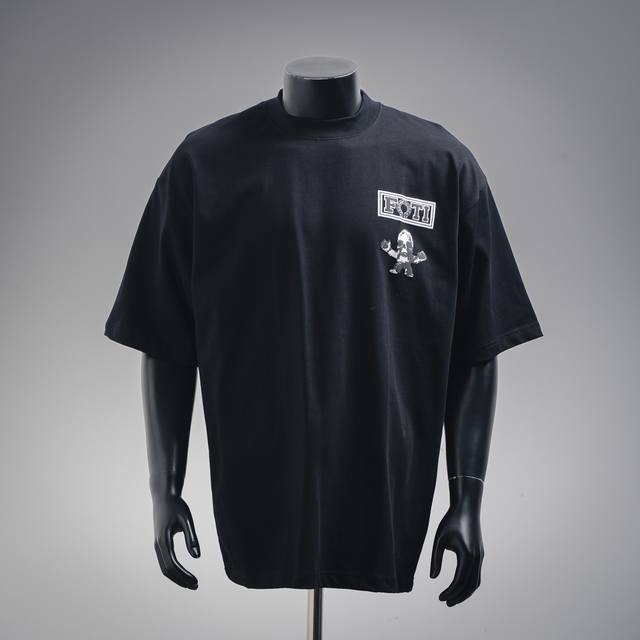 Chrome Hearts Chrome Hearts 25Ss black nine-square print short-sleeved T-shirt A