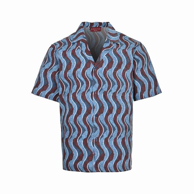 Gucci Gucci 25Ss Full Print Snake Short Sleeve Shirt 2025 Gucci Early Spring New