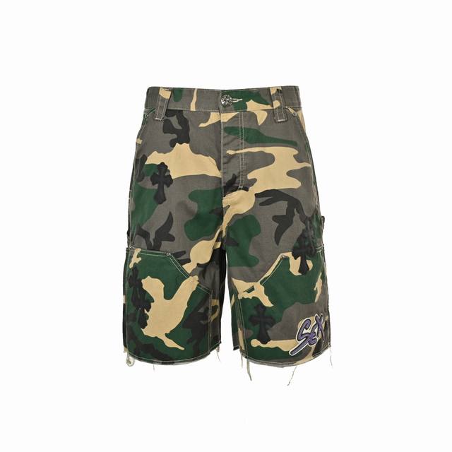 Chrome Hearts 25Ss Camouflage Set Denim Shorts Purchased from Los Angeles for $2