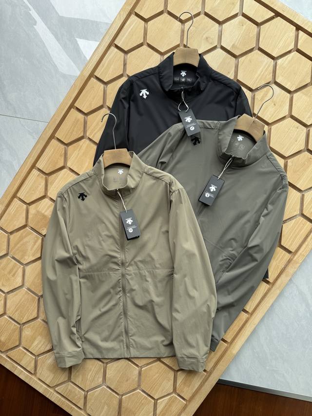 Descente Summer Series Men's Knitted Sports Top Sun Protection Jacket Fully tape