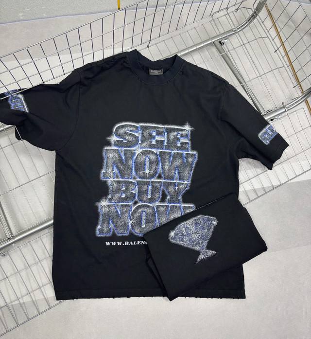 for The latest 2025Ssbalenciaga Balenciaga new diamond letter direct injection