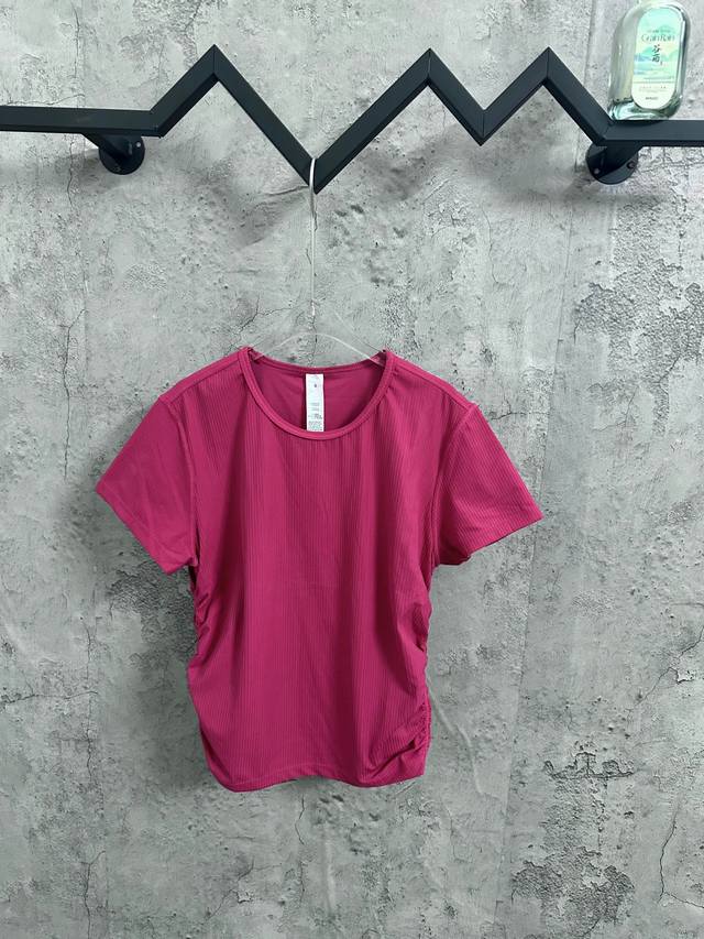 Raspberry RedLululemon All It Takes Nulu fabric ribbed moisture-wicking comforta