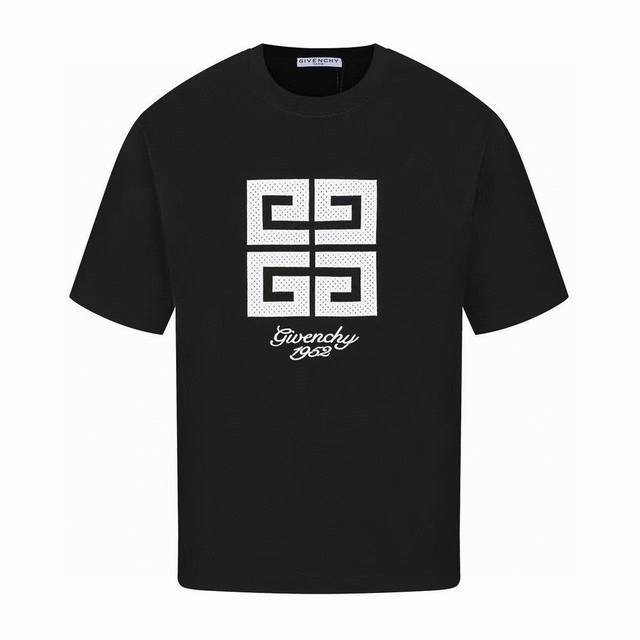 Givenchy Summer new mesh embroidered letter round neck short-sleeved T-shirt, m