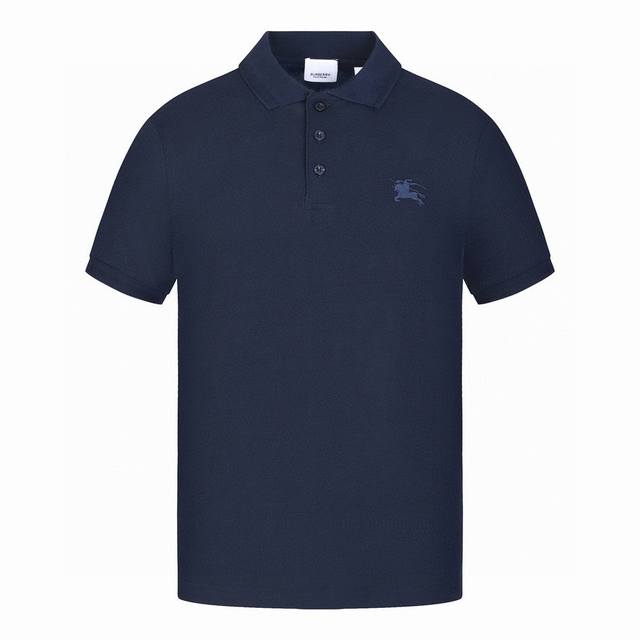 BURBERRY Summer new style small warhorse embroidered lapel short-sleeved Polo sh