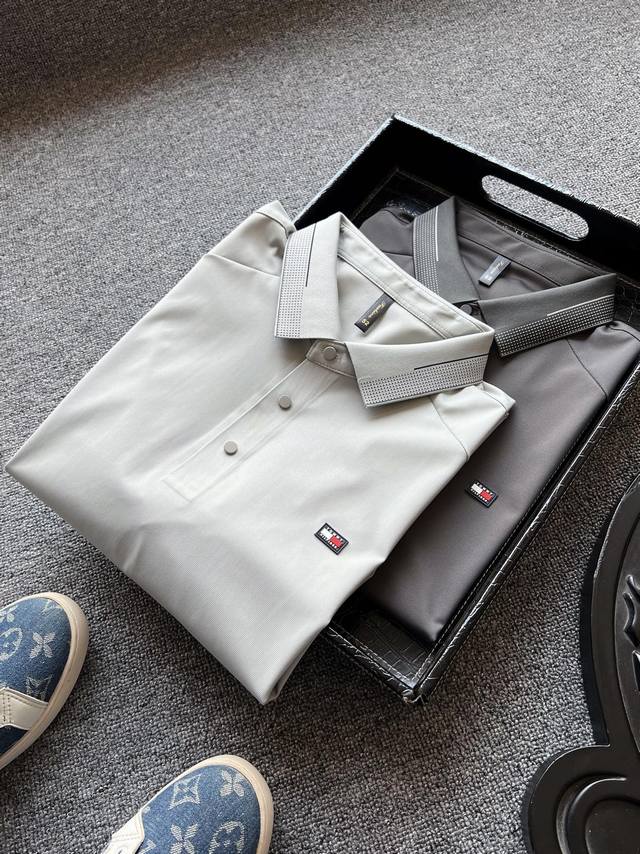 Top luxury Polo shirt from the counter! Popular hit! Tommy Hilfiger's new high-