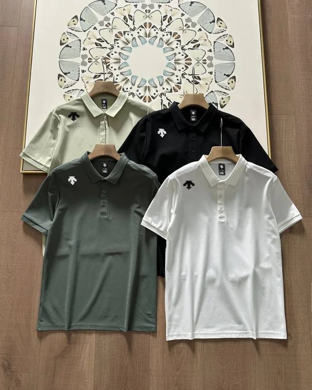 Descente Descente 2025 Summer New Men's Business Short-sleeved Polo Shirt A fami