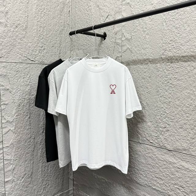 Ami* Love Embroidery 2025 Spring and Summer New Hollow Love A Embroidery Persona