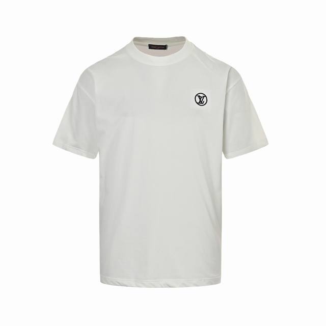 Louis Vuitton 25Ss Short-sleeved T-shirt with embroidery on the chest and printe