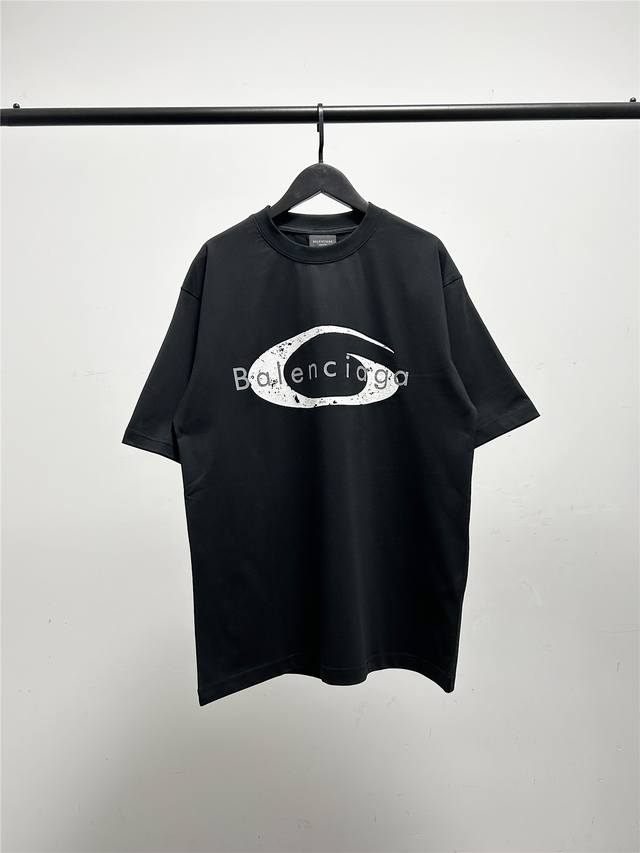 High version, very good quality! Balenciaga fuzzy letter ski series short-sleev