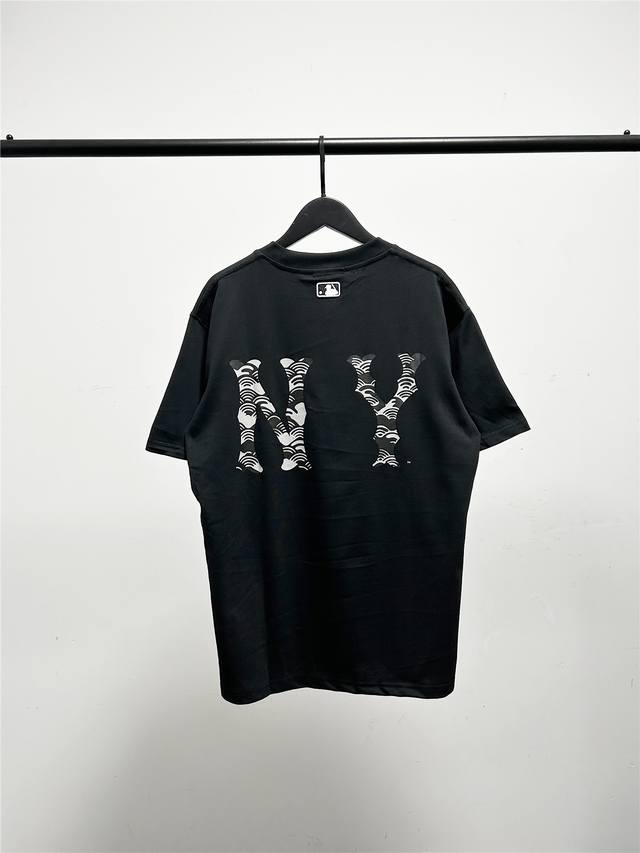High version, Mlb cabinet new split large letter style, short-sleeved T-shirt!