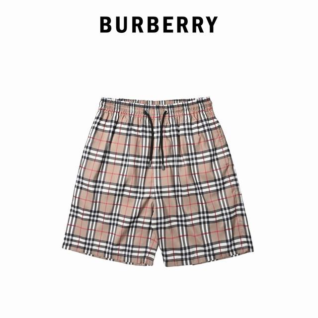 Burberry Burberry Check Drawstring Shorts Vintage check shorts in stretch cotton