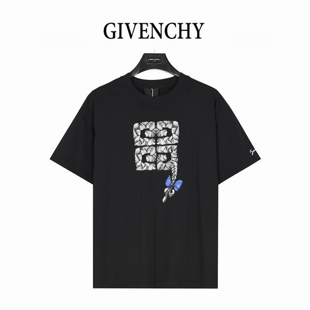 Givenchy Givenchy 25Ss braid print short-sleeved T-shirt is made of % cotton fab