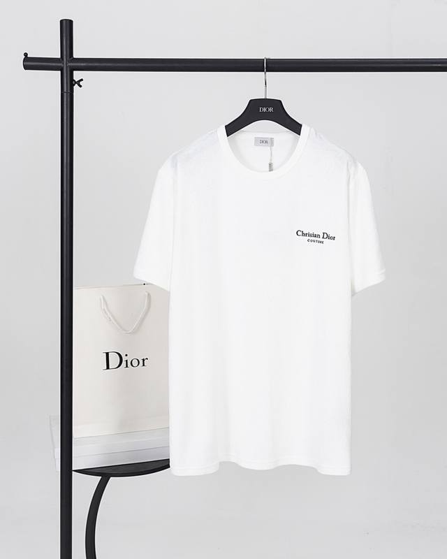 Top version. Official website quality Dior 25 new towel cloth letter embroidere
