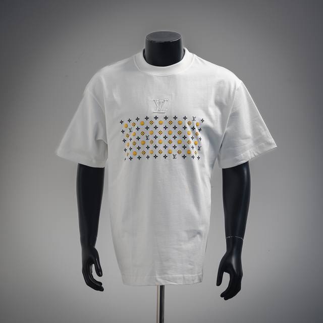 Louis Vuitton Louis Vuitton Lv smiley face embossed logo short-sleeved T-shirt S