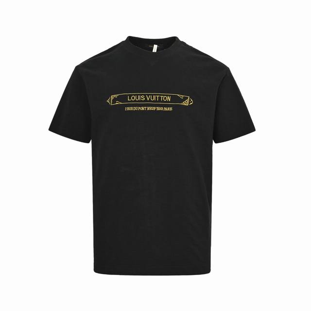 Louis Vuitton 25Ss Damier gold thread embroidery pique short sleeves Authentic 8