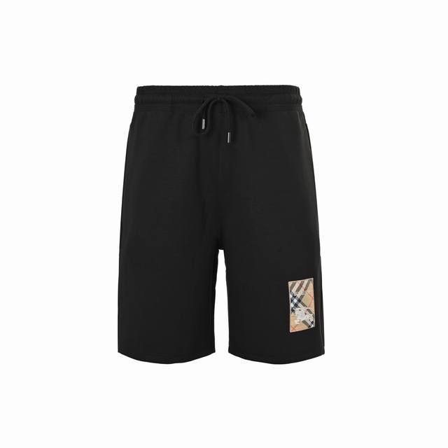 Burberry 25Ss Plaid Horse Patch Shorts 2025 latest casual classic fashion shorts