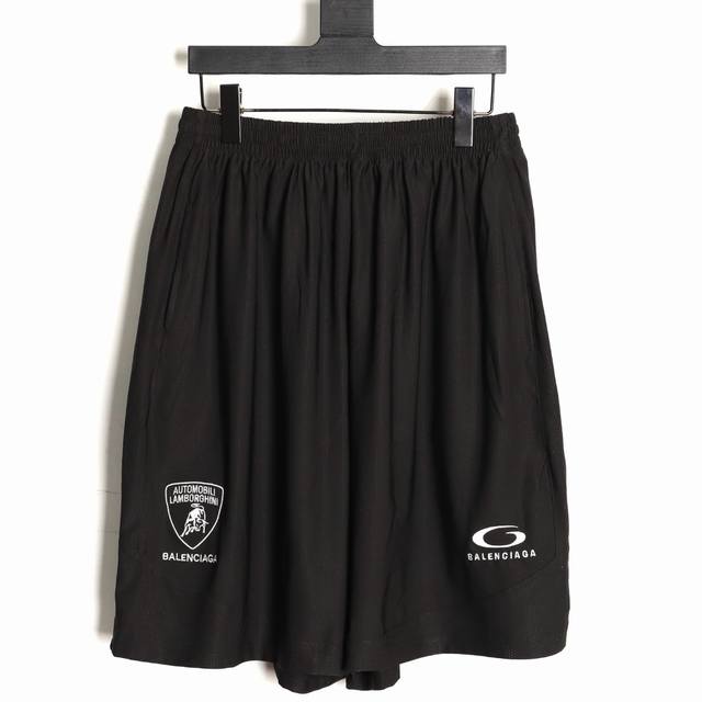 Balenciaga Balenciaga 25Ss Lamborghini co-branded shorts The sports shorts have