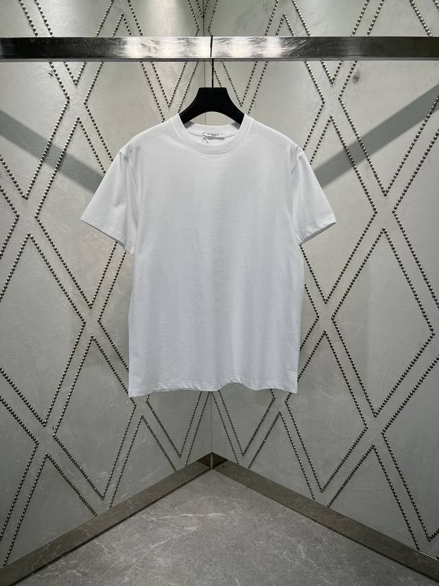 Givenchy 25Ss new round neck cotton T-shirt short sleeves, with Givenchy Stamp