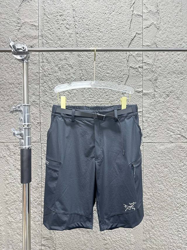 Arc'teryx 2025Ss summer new outdoor sports shorts. pocket simple letter print lo