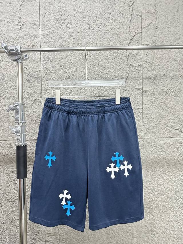 Chrome Hearts Ch Chrome Hearts 2025Ss new cross casual shorts. Customized pure c