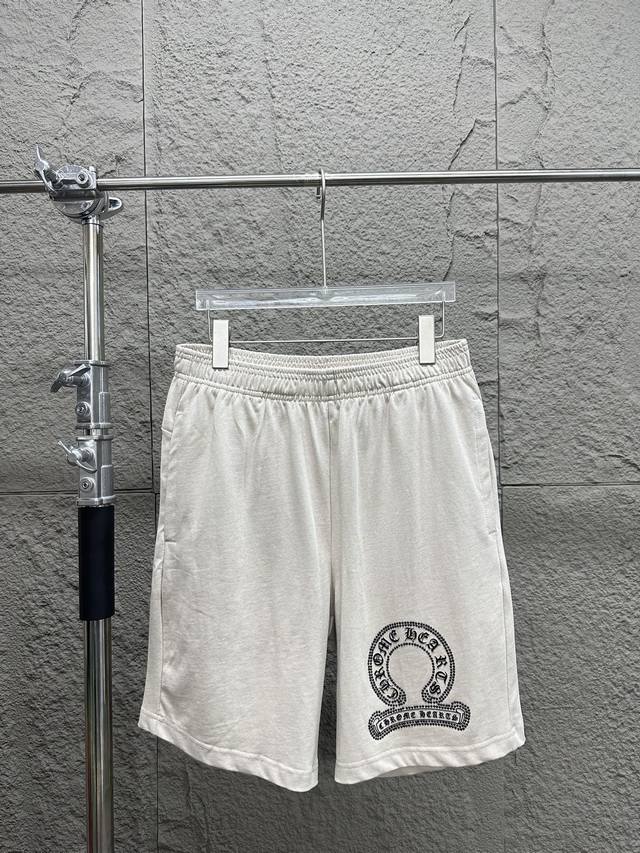 Chrome Hearts Ch Chrome Hearts 2025Ss new cross casual shorts. Customized pure c