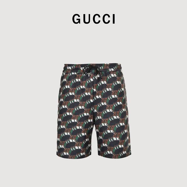 Gucci Gucci Gg full print shorts The printing uses pearl paste imported from Jap