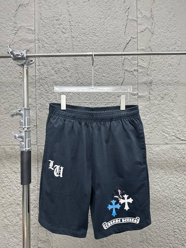 Chrome Hearts Ch Chrome Hearts 2025Ss new cross casual shorts Customized pure co