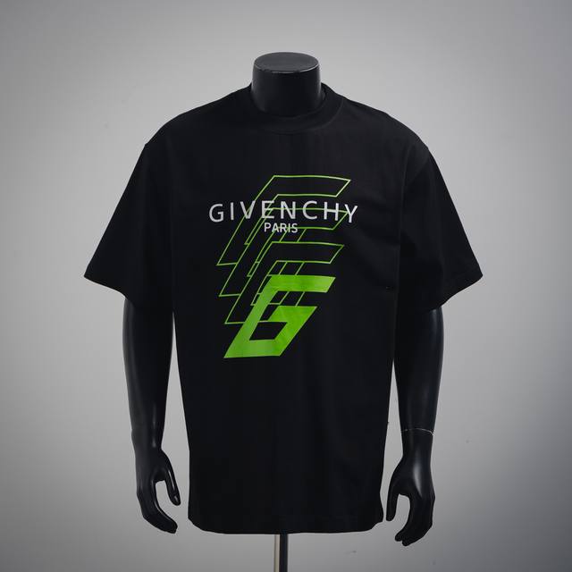 Givenchy 25Ss folded large G printed short-sleeved T-shirt Customized fabric 28