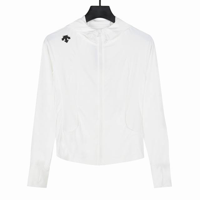Descente Descente hooded stand collar women's sun protection clothing short long