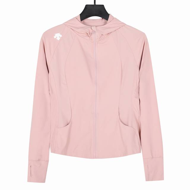 Descente Descente hooded stand-up collar women's sun protection clothing short l