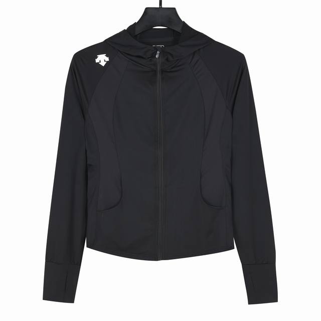Descente Descente hooded stand collar women's sun protection clothing short long