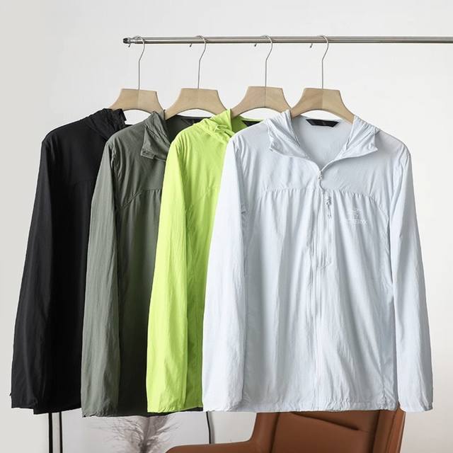 For Arc'teryx Business Series Lightweight Skin Clothes Hooded Windbreaker Jacke
