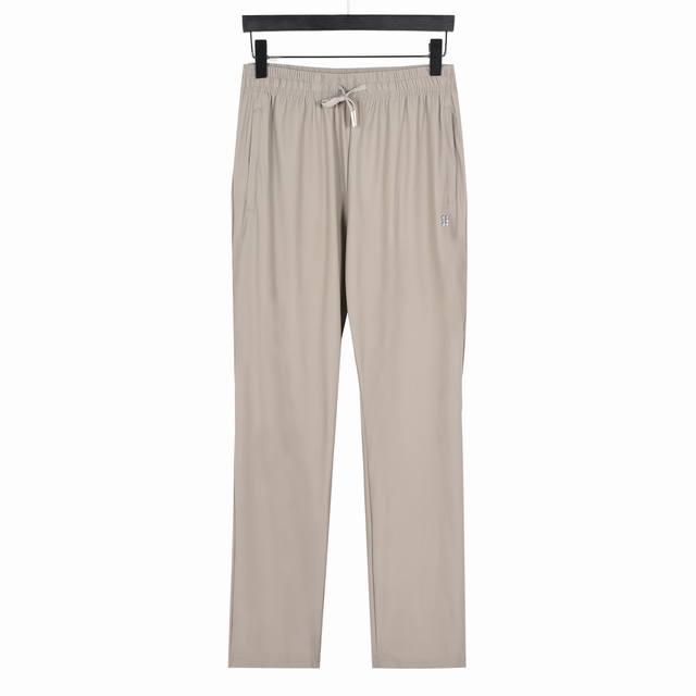 Kolon ice silk quick-drying trousers with loose-fitting and cuffed khaki DDD