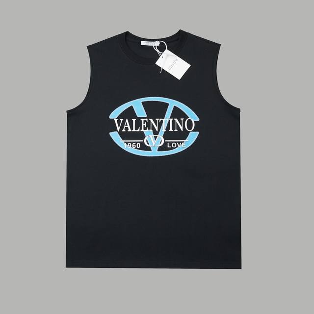 Valent*Ino Huajia 25Ss early spring new classic letter logo printed vest light l